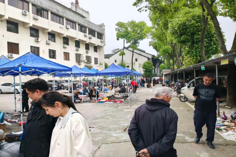 藏韵满皖江——娄底皖江文化园古玩集市重新开市